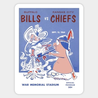 Vintage Buffalo Bills Program Sticker